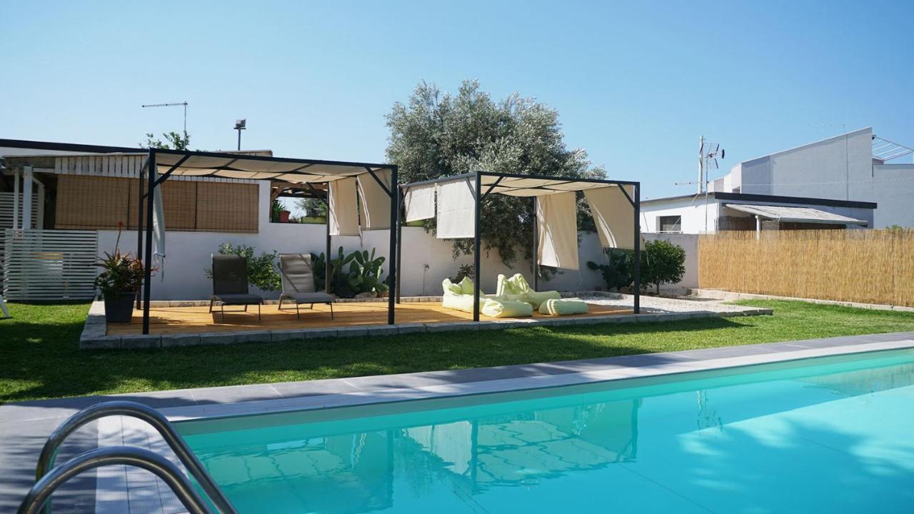 Dependance In Villa Con Piscina Syrakus Exterior foto