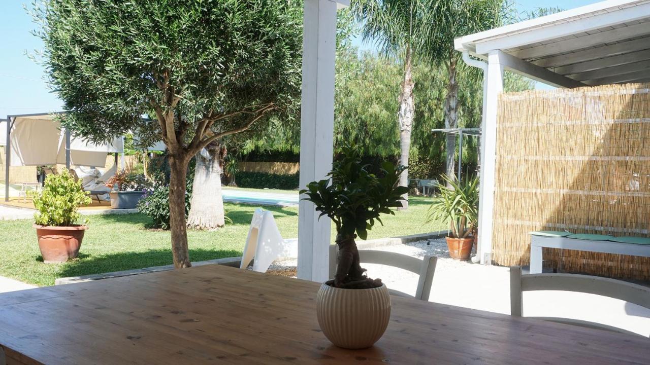 Dependance In Villa Con Piscina Syrakus Exterior foto
